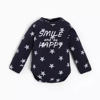 Боди детское, цвет синий, рост 62см