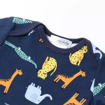 Боди детское, цвет синий, рост 68 см