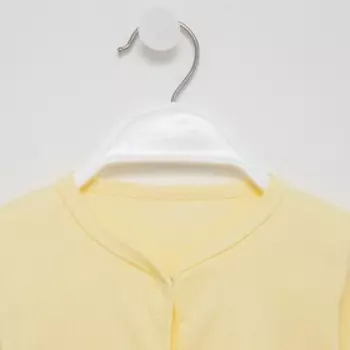 Боди детское, цвет желтый, рост 80 см