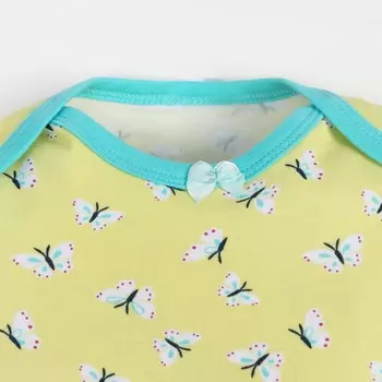 Боди детское, цвет жёлтый, рост 62 см (1-3м)