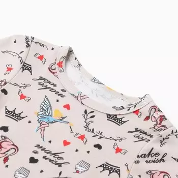 Боди детское "Дракончик", цвет серый, рост 80 см