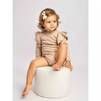 Боди детское Fashion, рост 74 см, цвет бежевый