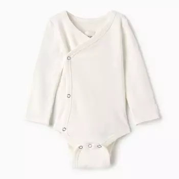 Боди детское MINAKU, рост 62-68 см, цвет экрю