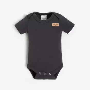 Боди детское MINAKU, рост 86-92 см, графитовое