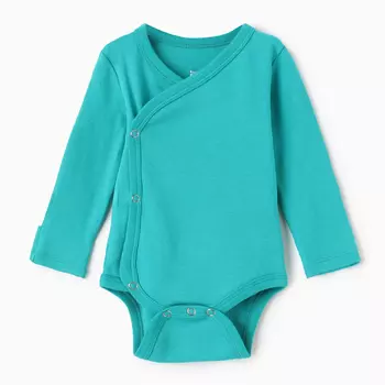 Боди детское MINAKU, рост 68-74 см, изумрудное