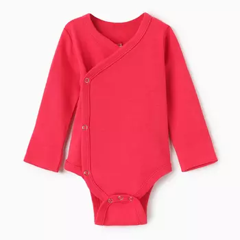 Боди детское MINAKU, рост 68-74 см, малиновое