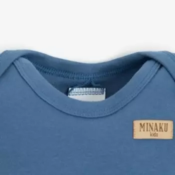 Боди детское MINAKU, рост 62-68 см, синее