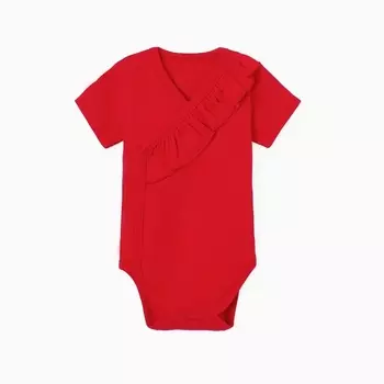 Боди детское MINAKU Winter, рост 74-80 см, красное