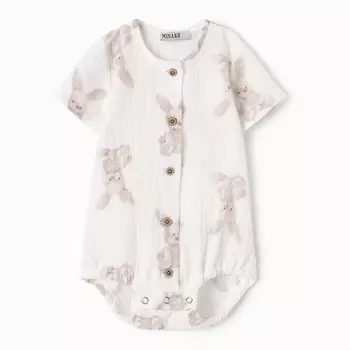 Боди детское MINAKU «Зайки», рост 74-80 см