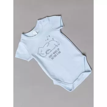 Боди детское, рост 62 см, цвет голубой