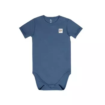 Боди детское с коротким рукавом Basic, рост 80 см, цвет синий