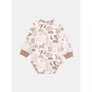 Боди длинный рукав для новорожденных, рост 74 см