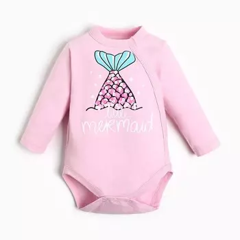 Боди для девочки, цвет розовый, рост 80 см