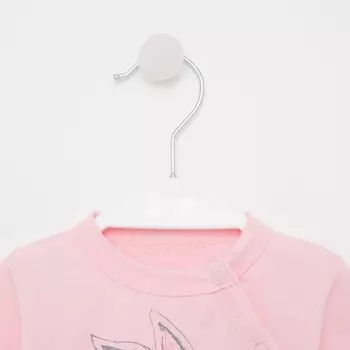 Боди для девочки, цвет розовый, рост 86