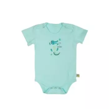 Боди «Кроко», рост 56 см, цвет бирюзовый