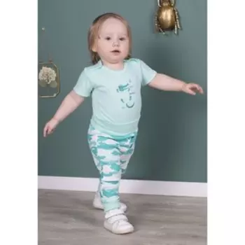 Боди «Кроко», рост 62 см, цвет бирюзовый