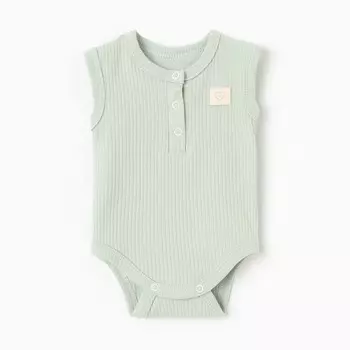 Боди Крошка Я BASIC LINE, рост 74-80 см, зелёное