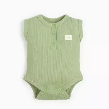 Боди Крошка Я BASIC LINE, рост 74-80 см, зелёное
