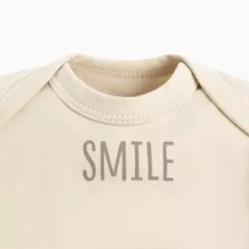 Боди детское Крошка Я BASIC LINE, рост 74-80 см, молочное