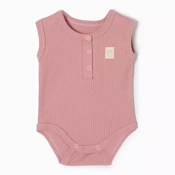 Боди Крошка Я BASIC LINE, рост 86-92 см, розовое