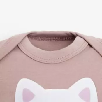 Боди Крошка Я «Киса», рост 80-86 см, цвет лиловый