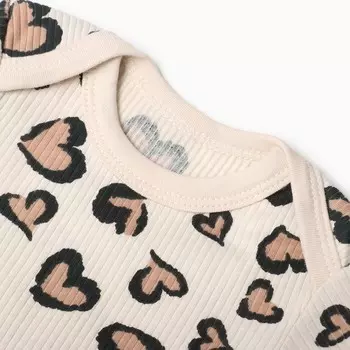 Боди Крошка Я Leo love, рост 74-80 см, бежевое