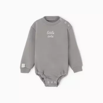 Боди Крошка Я Little cute, рост 62-68 см, хаки