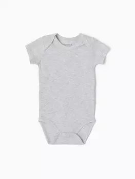 Боди Крошка Я Melange, рост 68-74, серое