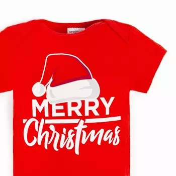 Боди Крошка Я Merry Christmas, рост 74-80 см