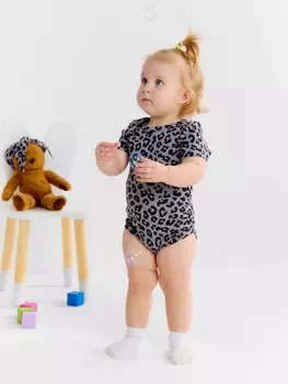 Боди Крошка Я Trendy grey, рост 86-92 см