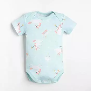 Боди Крошка Я Unicorn, рост 74-80 см, голубое