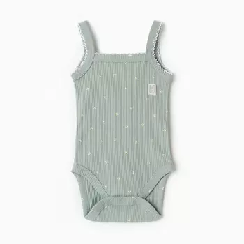 Боди с воланами «Крошка Я» Olives, рост 86-92, оливковое