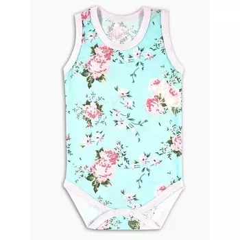 Боди One, рост 86 см, цвет мятный