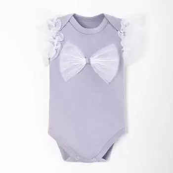 Боди с бантиком «Крошка Я» BASIC LINE, рост 86-92 см
