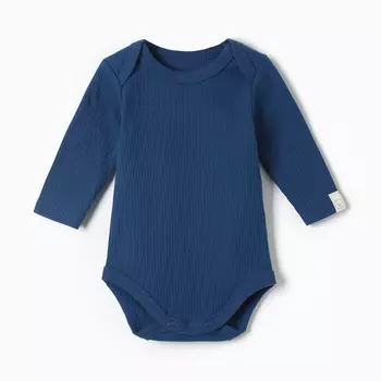 Боди с длинным рукавом «Крошка Я» Blueberry р. 80-86, синий