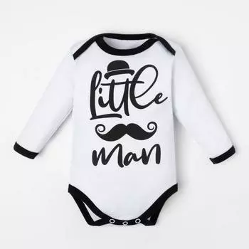 Боди с длинным рукавом «Крошка Я. Джентльмен», рост 86-92 см