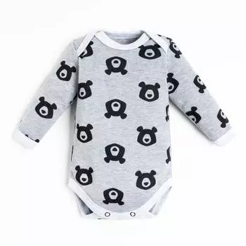 Боди с дл. рукавом Крошка Я "Мишки" рост 74-80 см