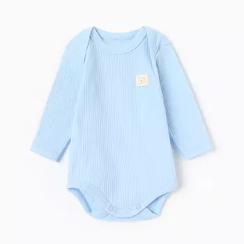Боди с длинным рукавом «Крошка Я», рост 62-68 см, голубое