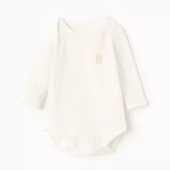 Боди с длинным рукавом «Крошка Я», рост 86-92 см, белое