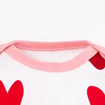 Боди с дл. рукавом Крошка Я «Сердца» рост 86-92 см