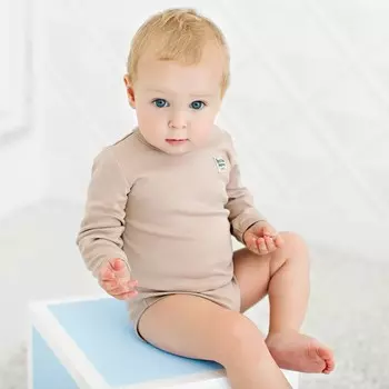 Боди с длинным рукавом, рост 68 см