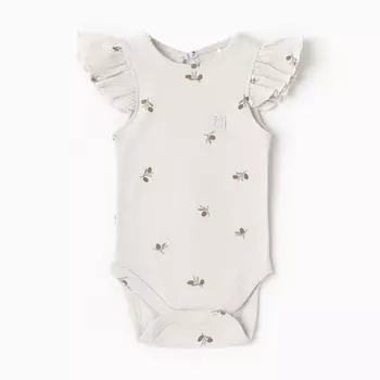 Боди с крылышками«Крошка Я» Olives, рост 74-80, молочное