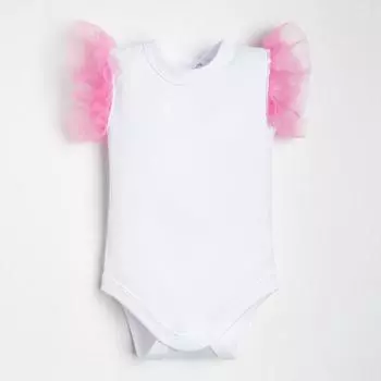 Боди с рюшей «Крошка Я» BASIC LINE, рост 62-68 см