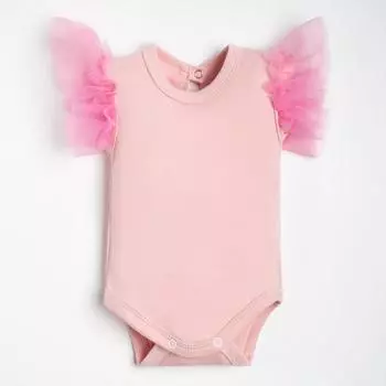 Боди с рюшей «Крошка Я» BASIC LINE, рост 62-68 см