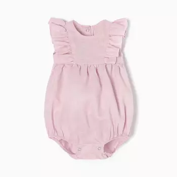 Боди с рюшей «Крошка Я» Linen, рост 74-80, сиреневое