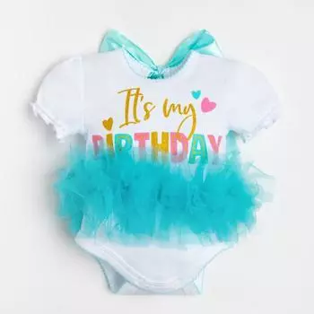 Боди с юбкой «Крошка Я» Birthday, рост 74-80 см
