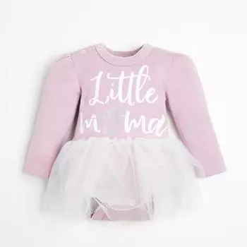 Боди с юбкой Крошка Я "Little mama" рост 62-68 см