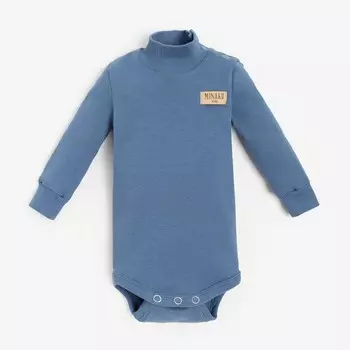 Боди-водолазка детская MINAKU, цвет синий, рост 86-92 см