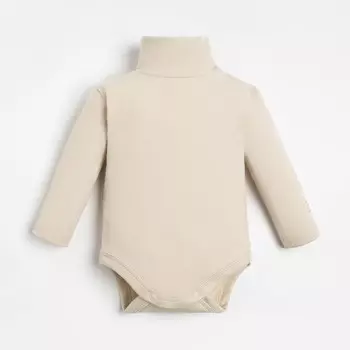 Боди-водолазка Крошка Я BASIC LINE, рост 68-74 см, молочное
