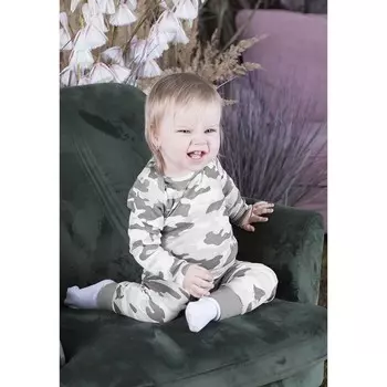 Боди «Зэбби», рост 74 см, цвет серый